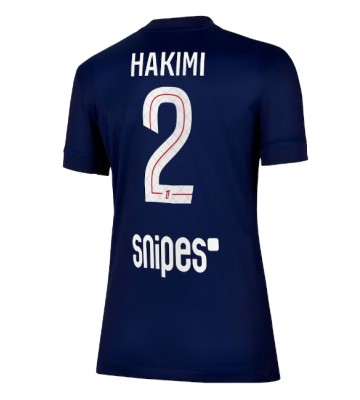 Paris Saint-Germain Achraf Hakimi #2 Replika Hjemmebanetrøje Dame 2025-26 Kortærmet